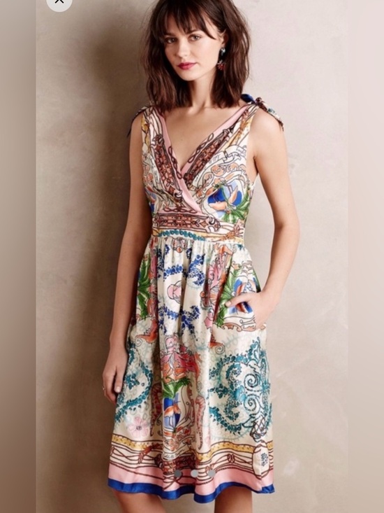 Anthropologie Dresses & Skirts - Collette Dinnigan for Anthropologie Silk Dress- Size Small / 4-6